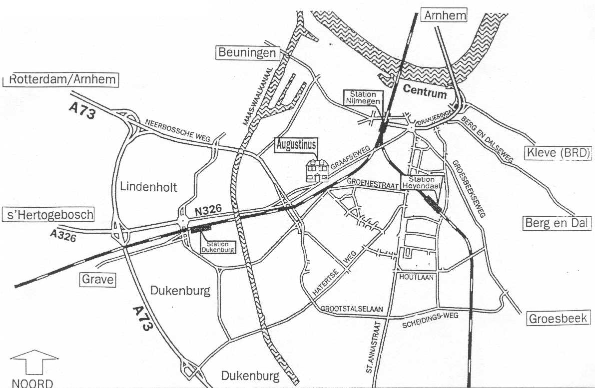 plattegrond Nijmegen
